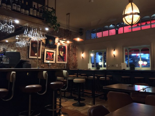 illustrative photo of the downstairs at Opera Tavern