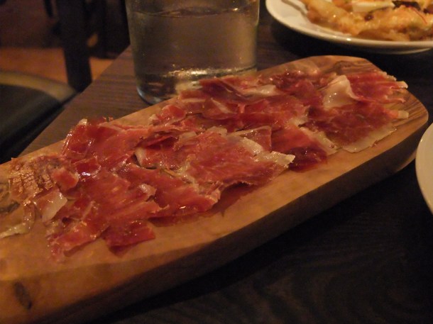 jamón ibérico de bellota at The Opera Tavern