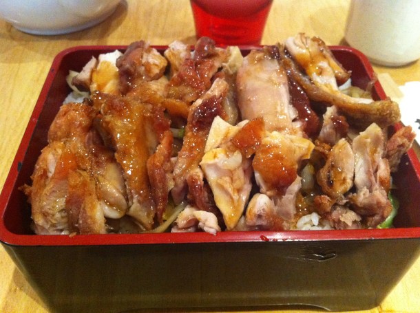 Chicken teri don at Taro Brewer Street