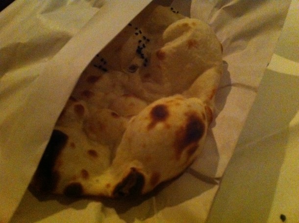 Naan bread at Moti Mahal