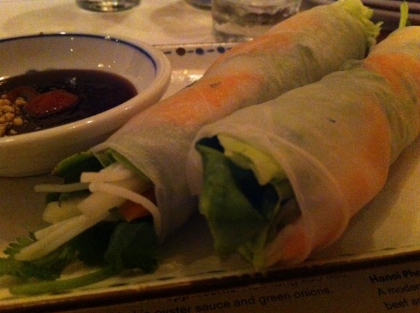 Summer rolls at Cay Tre Dean Street