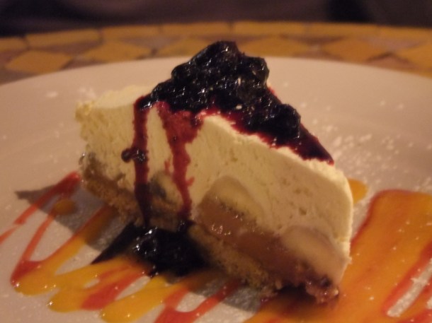 banoffee pie at The Triangle