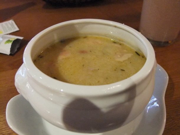 Clam chowder at the Red Dog Saloon London