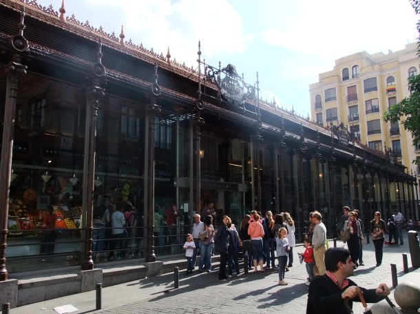The Mercado de San Miguel in Madrid