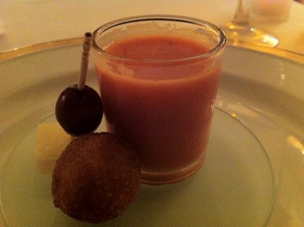 carrot virgin bloody mary at Divina La Cocina
