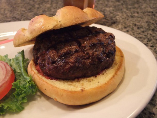 Kobe burger at Burger Bar by Hubert Keller