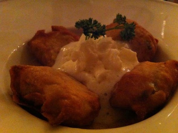 prawn and lemon sole ravioli at Divina La Cocina