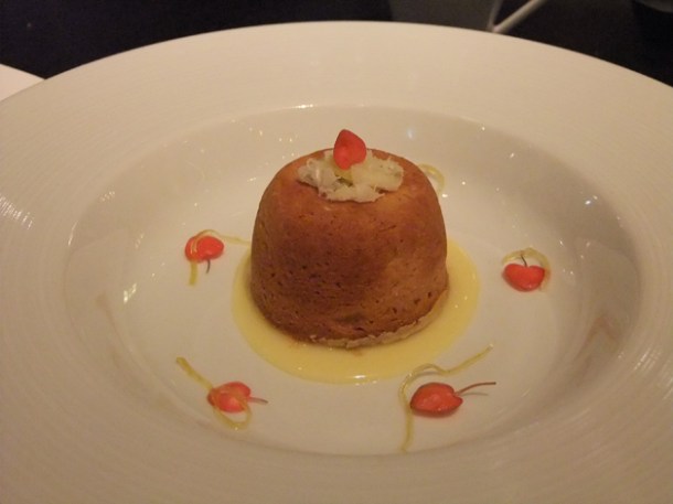 baked lemon suet pudding at dinner by heston blumenthal