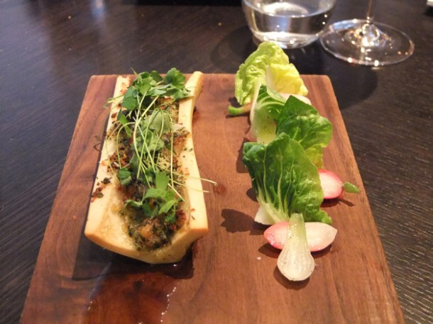 roast marrow bone at dinner by heston blumenthal