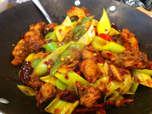 chilli chicken at San Xia Ren Jia chilli chicken at san xia ren jia