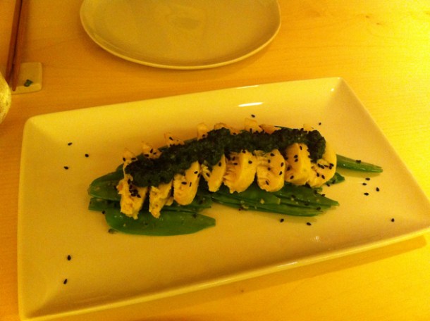 robata-cooked cobai at senkai regent street