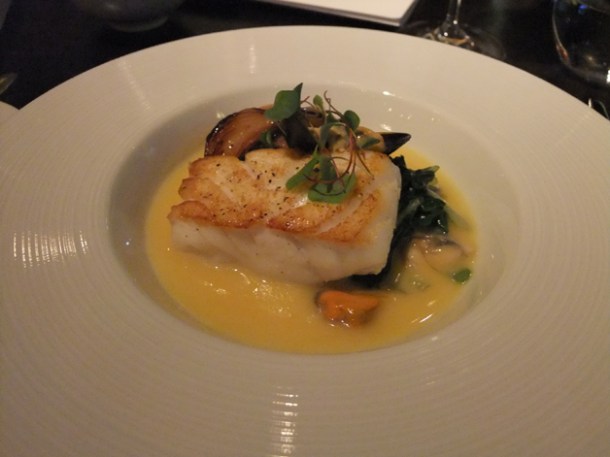 cod in cider at dinner by heston blumenthal