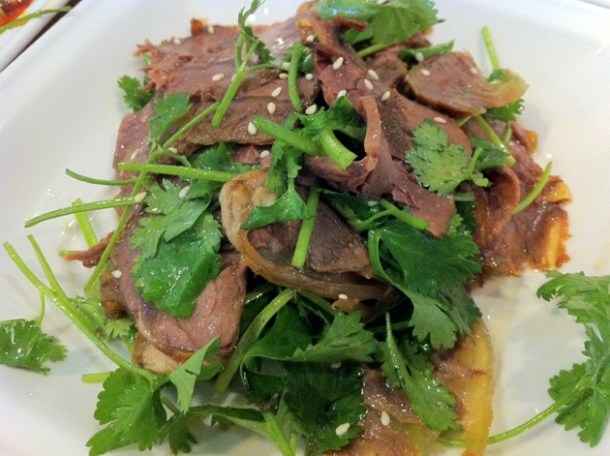 five spices beef at San Xia Ren Jia five spices beef at san xia ren jia