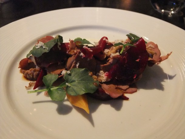 salamagundy - smoked calves' hearts at dinner by heston blumenthal