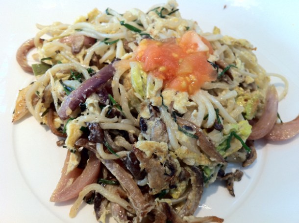 breakfast yasai yakisoba at Wagamama Heathrow Terminal 5 breakfast yasai yakisoba at wagamama heathrow terminal five