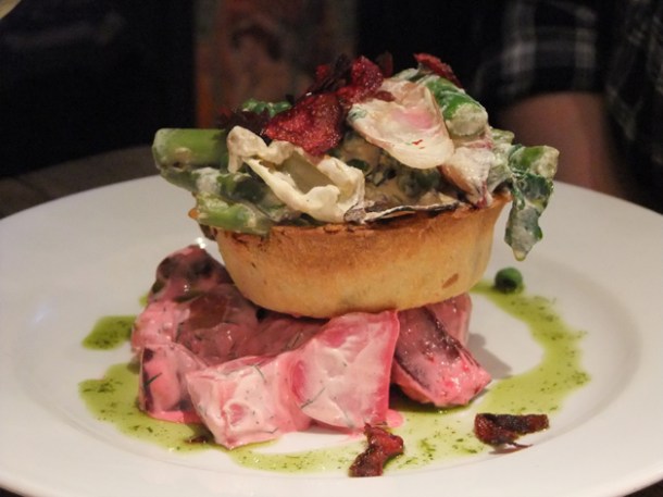 Wensleydale tart at The Crown and Sceptre