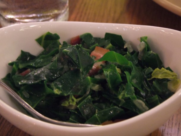 brussels sprouts and bacon at Bread Street Kitchen brussels sprouts and bacon at bread street kitchen