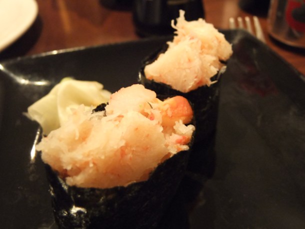crab gunkan at koi