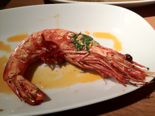 king prawns at Fino king prawns at fino