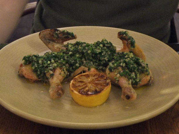 poussin at Bread Street Kitchen poussin at bread street kitchen