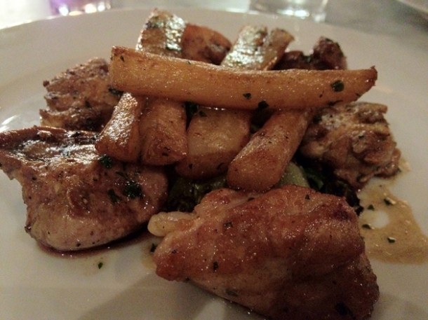 sweetbreads, kidneys and brains at magdalen
