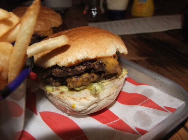 dead hippy burger at meatliqour