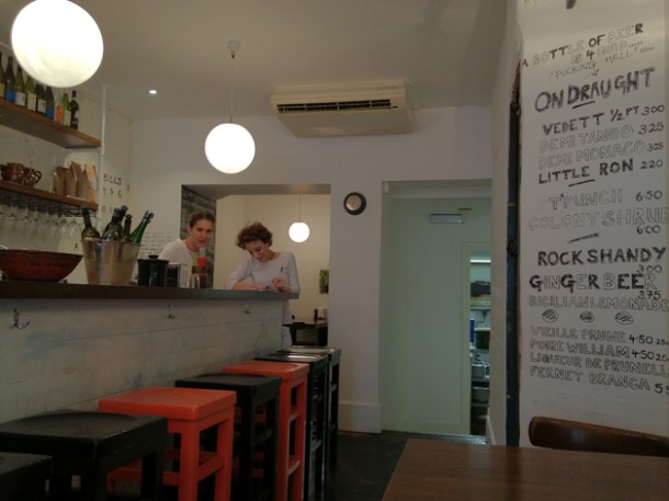 the decor at duck soup dean street