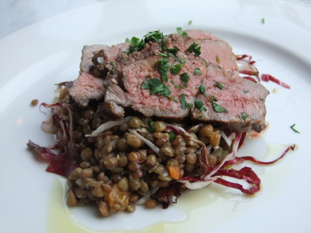 lamb and lentils at pizarro