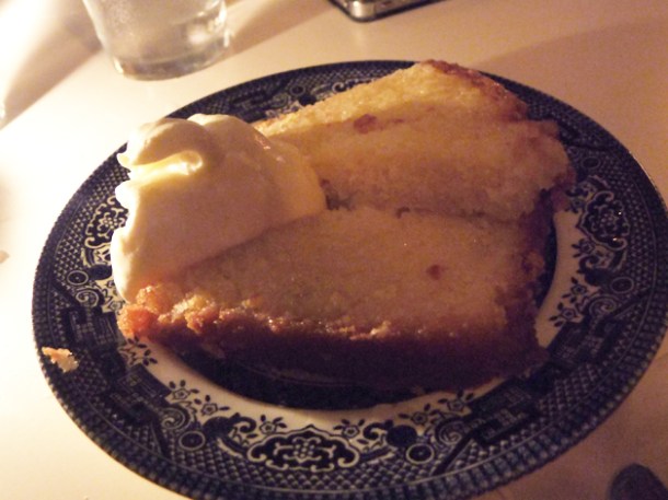 lemon drizzle cake at mishkin's