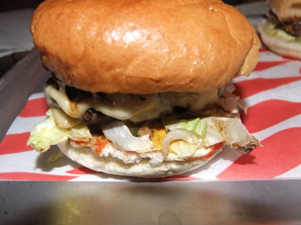 mushroom double swiss at meatliqour