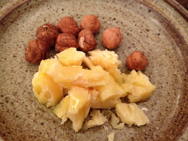 pecorino with toasted walnuts at duck soup