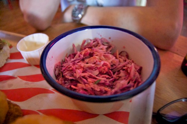 southern style slaw at meatliqour