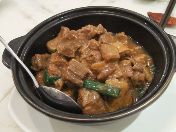 beef brisket claypot at greenleaf holborn