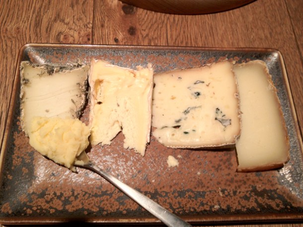 selection of cheese at tom aikens