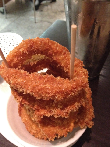 onion rings at Gourmet Burger Kitchen gbk onion rings