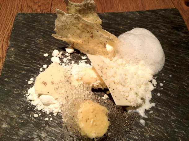 white chocolate creme at tom aikens