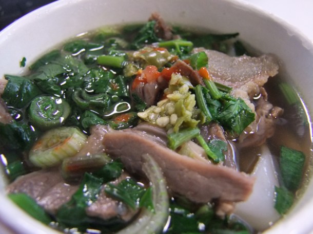 beef noodle soup at Banh Mi 11 beef pho at banh mi 11