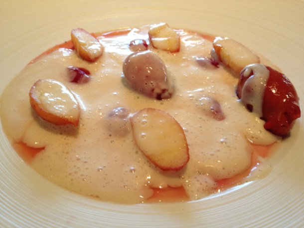 cherry sorbet at steirereck wien