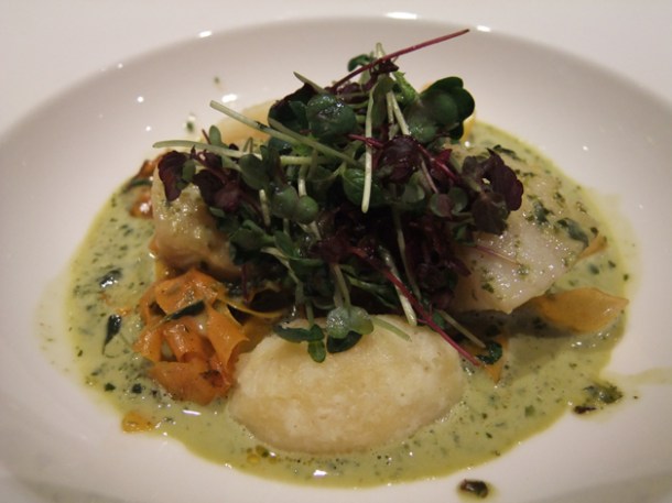 poached loach at MediterraNeo Vienna poached loach at mediterraneo vienna