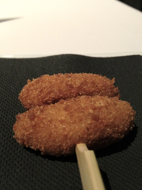 cheese croquettes at Moments Barcelona cheese croquettes at moments mandarin oriental hotel barcelona