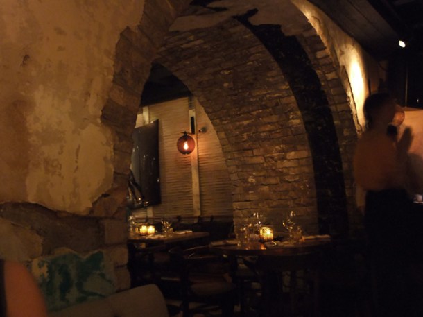 restaurant interior at la bodega negra