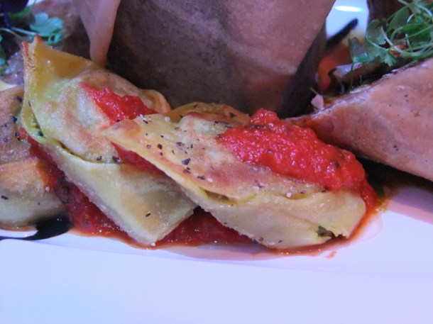 spinach and ricotta tortellini at Bubbas spinach and ricotta tortellini at bubba's