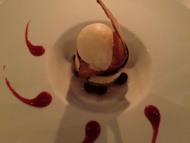 brillat saverin and blueberry cheesecake at pattersons
