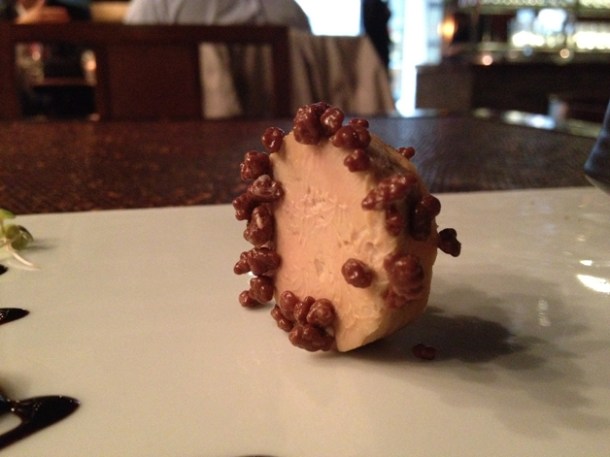 foie gras parfait at t8
