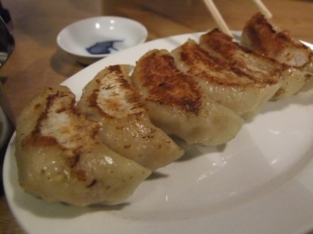 pork gyoza at ittenbari