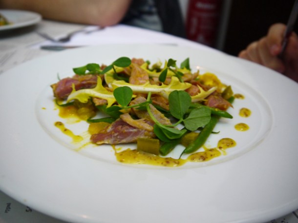 ham hock salad at rivington grill