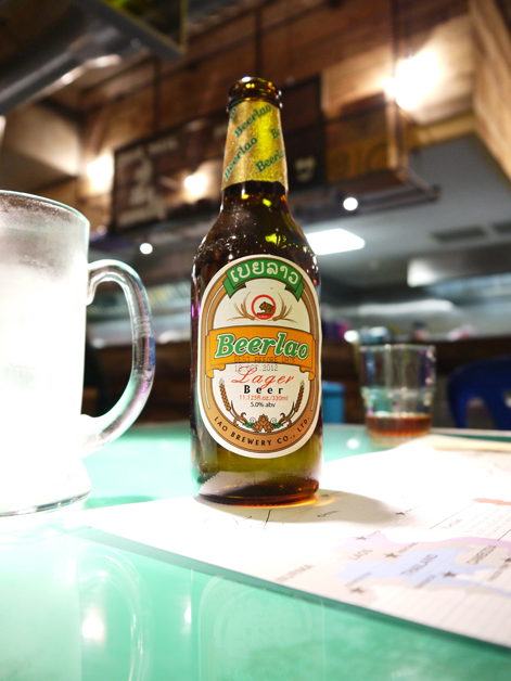 Laotian beer at East Street London laotian beer at east street london