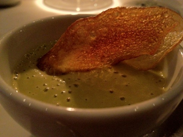 leek and potato soup at pattersons