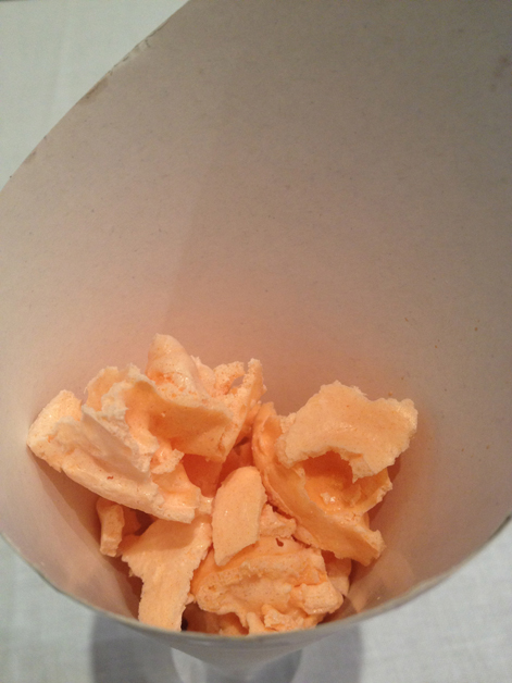 liquid nitrogen frozen carrot popcorn at Gelonch liquid nitrogen frozen carrot popcorn at gelonch