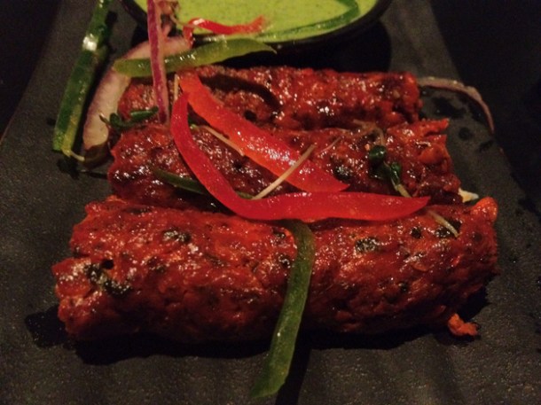 lucknow lamb kebab at carom